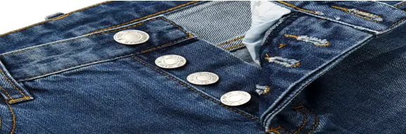 Why do mens jeans have button fly