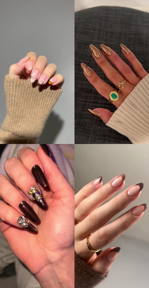 27 Trendy Brown Nail Styles to Rock This Fall